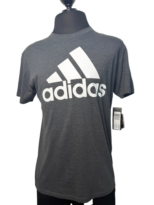Playera Adidas Gris Logo Blanco – Zarentstore, ropa de marca original en El Grullo, Jalisco