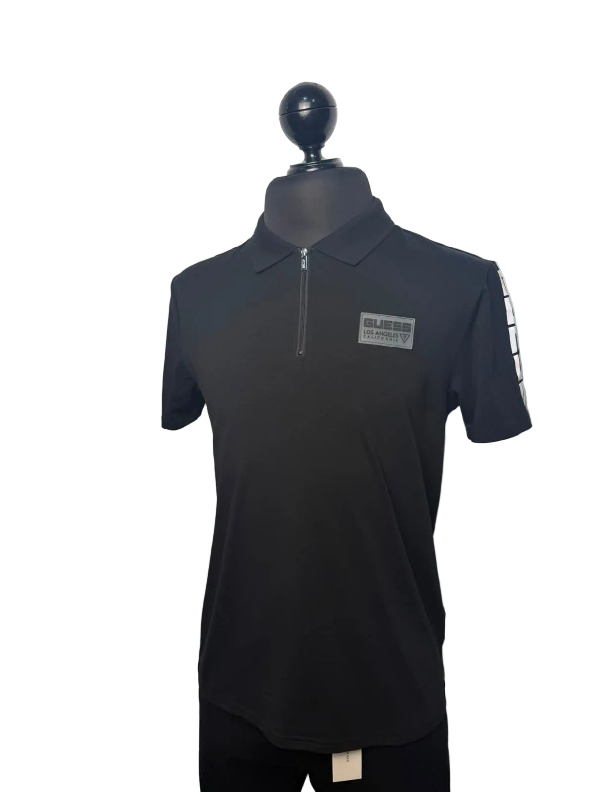 Playera Tipo Polo guess negra