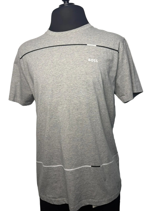 Playera Hugo Boss Gris – Zarentstore, ropa de marca original en El Grullo, Jalisco