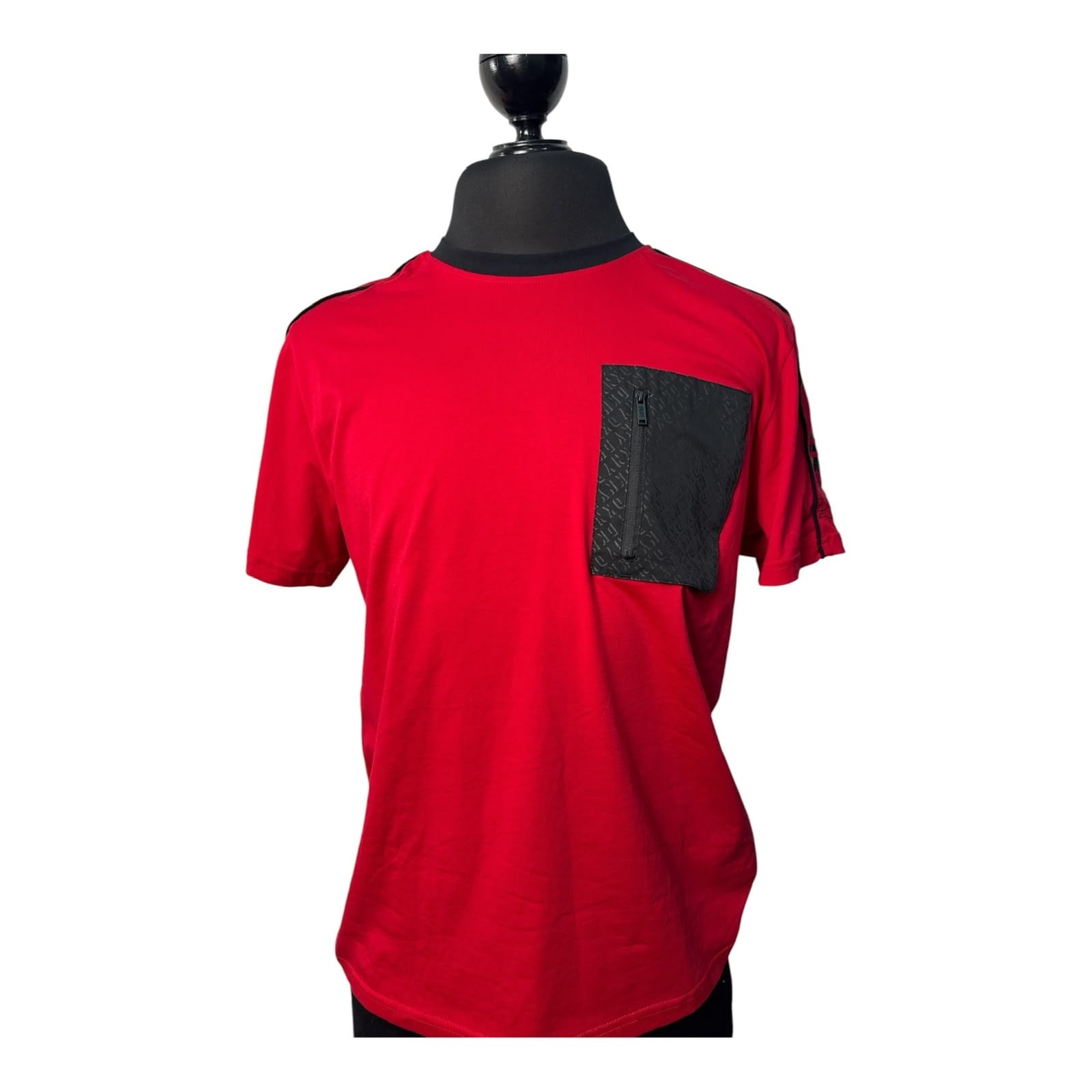 Playera DKNY Roja de Manga Corta