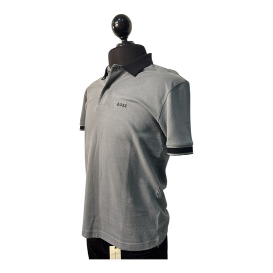 Polo BOSS de Piqué Gris – Zarentstore, ropa de marca original en El Grullo, Jalisco