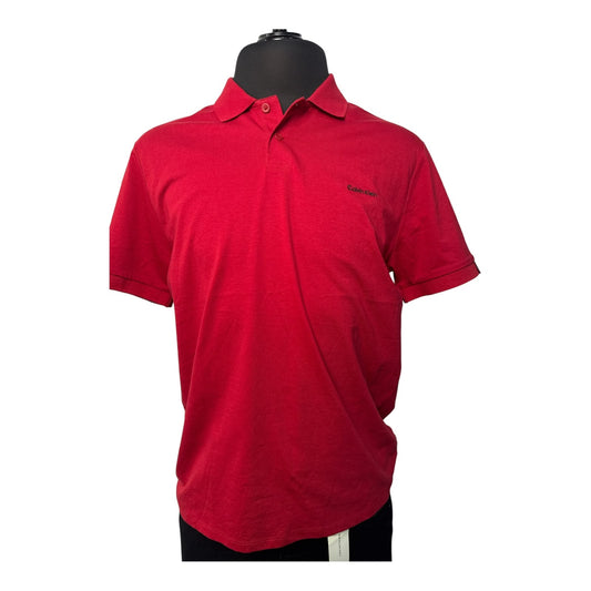 Polo Calvin Klein Rojo Supima Cotton – Zarentstore, ropa de marca original en El Grullo, Jalisco