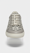 Zapatillas monograma sobre lona beige