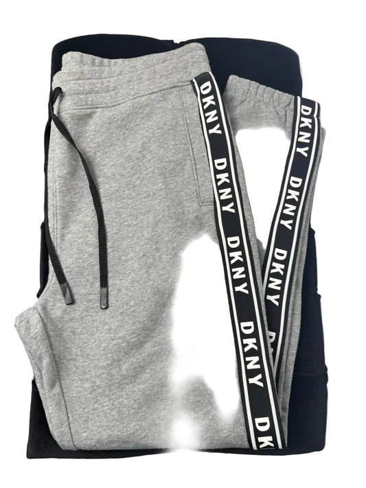 Pants DKNY Gris con Cinta de Logo – Zarentstore, ropa de marca original en El Grullo, Jalisco
