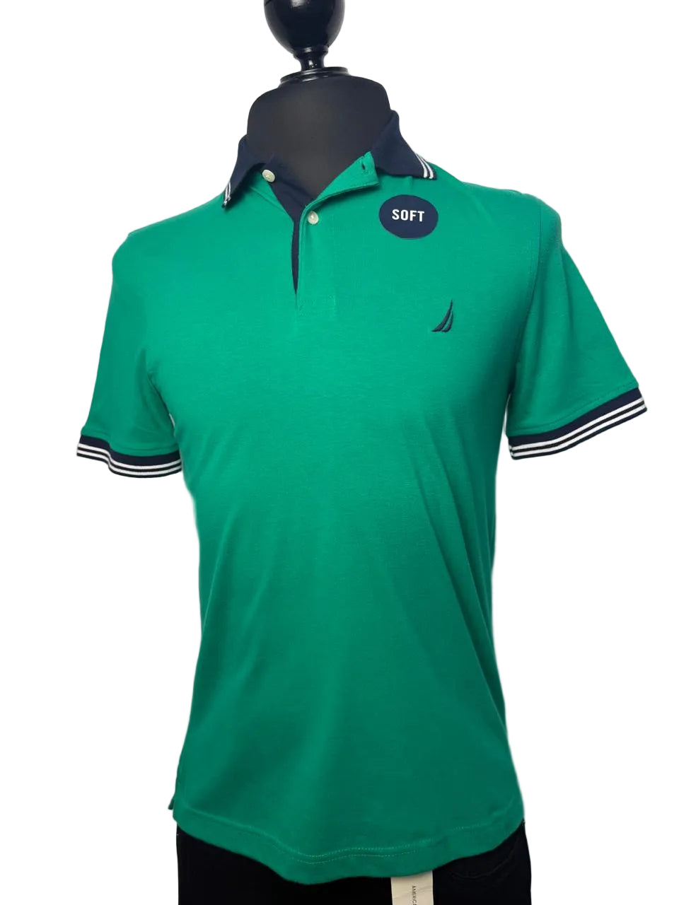 Playera náutica verde