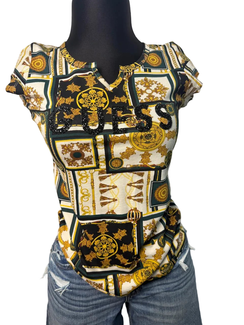 Blusa Guess Mostaza
