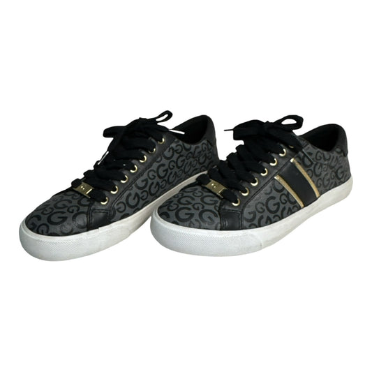 Tenis Guess Negro/Gris Logo Monogram – Zarentstore, ropa de marca original en El Grullo, Jalisco